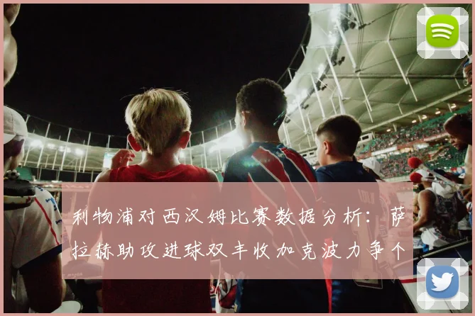 利物浦对西汉姆比赛数据分析：萨拉赫助攻进球双丰收加克波力争个人职业生涯50球